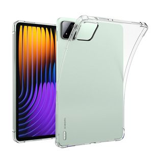 Suitable for millet flat 7/7Pro protective cover four-corner airbag anti-fall transparent 11.2 tpu soft case 2024
