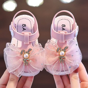 Сандалии для девочек Летняя нескользящая мягкая обувь на дне baby baby baby новая мода кроссовки в стиле принцессы