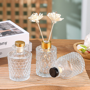 Wholesale Transparent Aromatherapy Bottle Bare Bottle Thickened Non-Fire Aromatherapy Bottle Home Decoration Aromatherapy Bottle