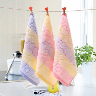 Small Towel Pure Cotton Face Towel Household Adult Baby Hand Towel Kindergarten Square Towel Soft Absorbent Saliva Didi