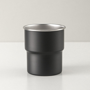 Foldable cup 304 stainless steel coffee cup outdoor camping cup handle step cup hand cup lettering