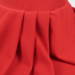 Imitation Cotton Nano Strip Knitted Fabric Women's Fashion Polyester Knitted Pants Strong Texture Pit Striped Fabric