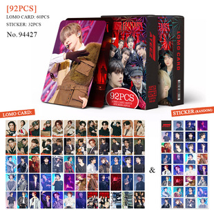 in stock 92 Cards ATEEZ World Tour Peripheral Collector Cards Star Photo Photo Card Gift Card LOMO