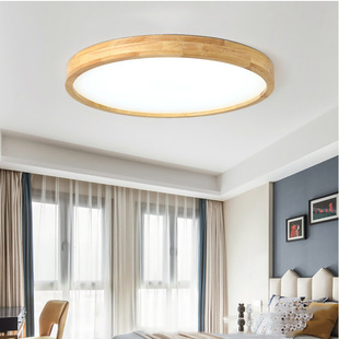 Full spectrum led three-proof ceiling lamp ultra-thin round balcony bedroom lamp Tmall Genie children's eye protection lighting lamp