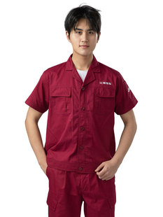 Jianghuai Automobile Auto repair work clothes summer 4s shop after-sales work clothes suit workshop machine repair repair clothes short sleeve breathable