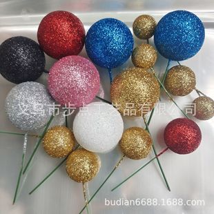 Трансграничный Cake Faux Ball День рождения торт блеска декоративный мяч плагин День рождения Birthday Party Детское крещение