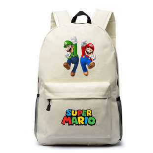 New Game Super Mario Star Youth Student Schoolbag Men and Women Casual Travel Backpack