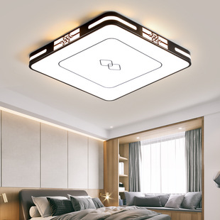 New Chinese rectangular led ceiling lamp intelligent voice living room bedroom study ultra-thin lamp whole house lamps wholesale