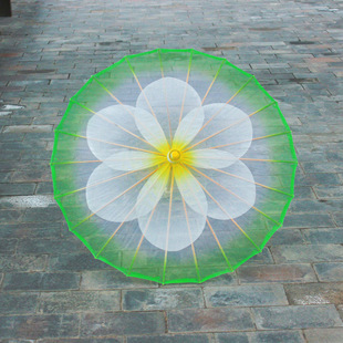 Qingming Rain Spring Festival Gala Jasmine Blossoms Dance prop Umbrella Classical Chinese Style Walk Show Performance Umbrella Dai Rain Youyou