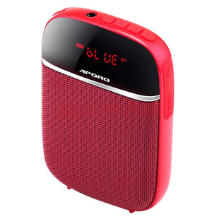 APORO T2UHF Bluetooth wireless small loudspeaker teacher tour guide learning headset Mini Waist hanging horn Bee