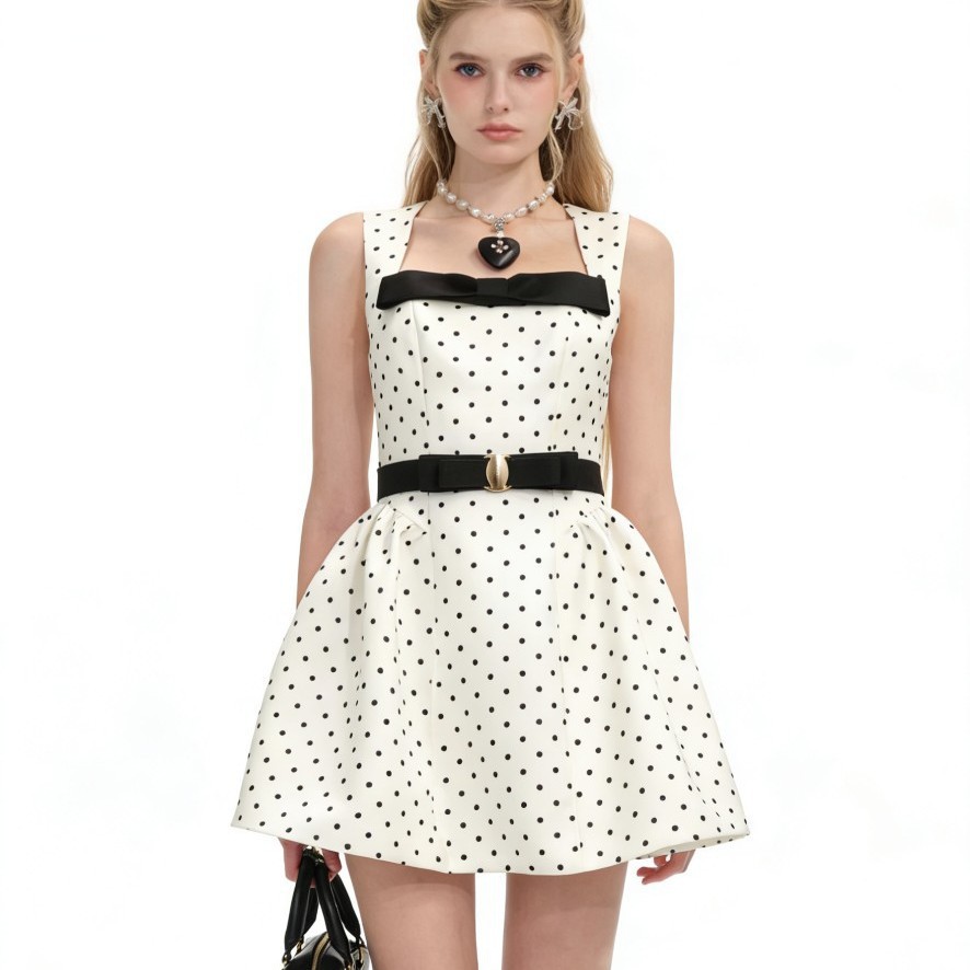 Fashionable and Simple Bow-Decorated Belt for Women, Thin Accessory for Dresses, Elastic Belt for Spring and Summer