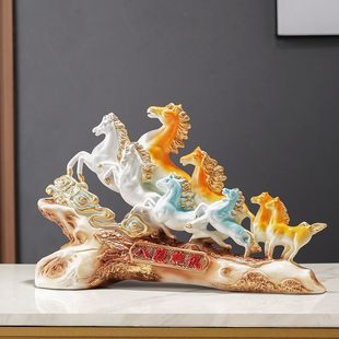 Horse to Success Ornaments Home Living Room Wine Cabinet Decoration Crafts Boss Desktop Decoration Office Opening Horse