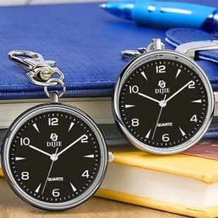Pocket Watch Old Man's Watch Student's Special Examination Table Large Digital Simple Keychain Watch Children's Schoolbag Pendant Nurse Watch