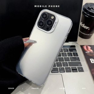 Aurora Лазерный iphone16 подходит для 15Pro max чехол для телефона 12 Apple 13 сплошной цвет гальваники 14 расширенный смысл