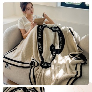 Cloud Velvet Muffin Blanket Nap Class A Office Nap Blanket Air-conditioning Blanket Small Blanket Nap Blanket Cover Blanket