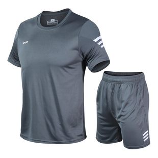 Sports suit Men's Summer Casual Sportswear 2020 New Sportswear Running Quick-drying Short-sleeved Shorts