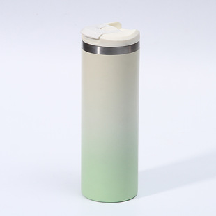 Cross-border gradient 304 stainless steel thermos cup high color value girls accompanying cup office car gift Cup wholesale