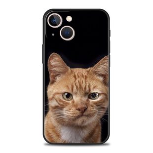 Применимо iPhone16 чехол для мобильного телефона внешней торговли новый милый животное милый питомец кошачий чехол для телефона cat phone ca