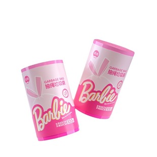 Yijie Barbie шнур мешок для мусора Домашний утолщенный ручной уборщик кухни Автоматическая уборка большой рулон пластиковый пакет