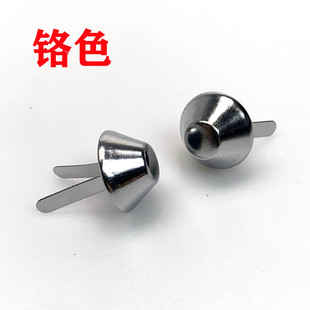 Foshan source two-legged bucket nail foot nail luggage hardware accessories hand-made gold bag base