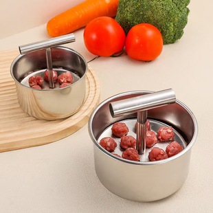 New Household Pressing Meatball Making Machine Kitchen Manual Hand Pressing Multifunctional Mould Making of Shrimp Sliding Mold