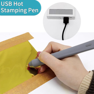 USB зарядка кончик ручки Золотая фольга ручка для горячего тиснения ручной работы DIY Творческий Горячий шрифт инструмент нагревательная ручка для горячего тиснения производители оптом