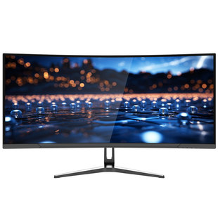 Manufacturers sell 34-inch hairtail screen 4K165Hz curved borderless video game VA display directly