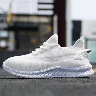 A generation of men's sports shoes lace-up comfortable light running shoes soft bottom Korean trend wholesale shoes