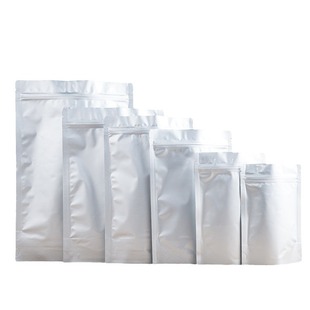 Self-supporting zipper aluminum foil bag pure aluminum upright self-sealing dark bag jelly glue sealed bone bag wholesale