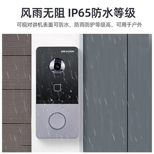 Hikvision video intercom doorbell access control HD villa video phone electronic cat's eye suit support far