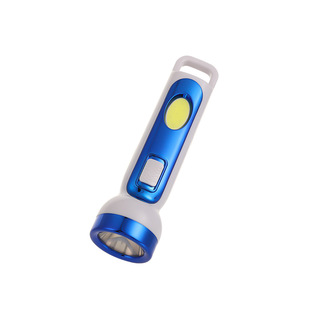 Multi-level Adjusting Solar Flashlight Household Portable Strong Light Lighting Flashlight Outdoor Camping Mountaineering Mobile Light Source