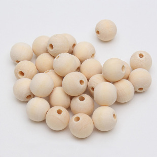 Factory supply Lotus wood beads log color wood beads Wood round beads wood beads multi-size diy handmade beads