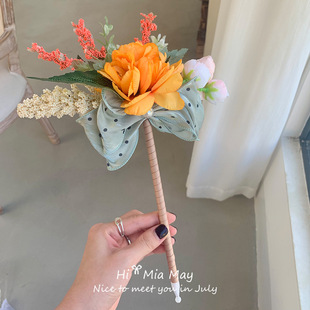 Flowers will never fade ~ flower pen Teacher's Day gift practical handmade high-grade high-value flower pen rose bouquet