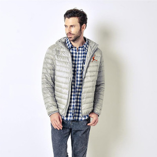 Cross-border Winter Youth Men's Warm Hooded Cotton-padded Fashionable Casual Thickened Warm Korean Style Light Jacket in stock