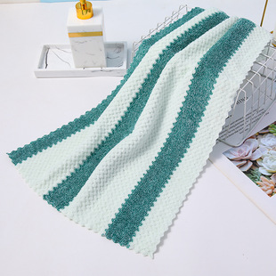 Star Coral Fleece Towel Exquisite Lace Thickened Soft Water Absorbent No Hair Drop Household Towel Manufacturers