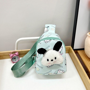 Children's Messenger Bag Girls' Small Bag 2023 New Cute Cartoon Girl's Chest Bag Baby Stylisic Lightweight Backpack