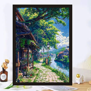 Healing Department of Miyazaki's Summer Puzzle 1000 with Photo Frame Adult Handmade Children's Puzzle Toy Gift