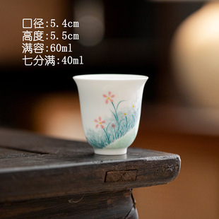 Hand-painted tea set clearance cover bowl tea cup teapot master cup tea tasting cup fair cup tea jar coaster kung fu tea set
