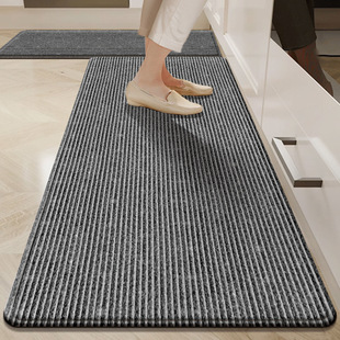 Kitchen Floor Mat Waterproof Oil-proof Non-slip Diatom Mud Foot Mat Household Dirt-resistant Easy-care Foot Mat Quick-drying Wear-resistant Strip