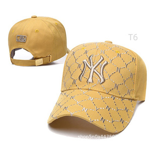 high quality Baseball Cap Yankees Sunshade Cap Hard Top Embroidered Men's and Women's All-match Curved Eave Cap Adjustable Hat