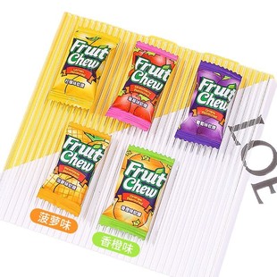 Juice Gummy Mixed Flavor Fruit Flavor Assorted Candy Wedding Candy Wedding Celebration New Year Goods Bulk Casual Snacks