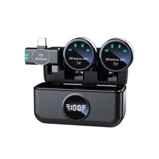 A new generation of round button collar clip wireless microphone trembles live short video recording microphone portable microphone