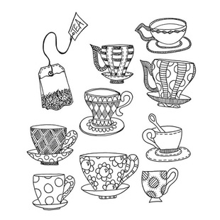 Новый чайник торт прозрачный силиконовый штамп Clear Stamps ручной счет DIY Декоративные материалы