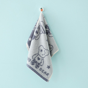 Pure cotton children's towel children's face towel cute embroidery soft absorbent boys and girls Children's towel