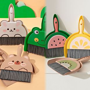 Small Broom Dustpan suit Household Desktop Cleaning Desk Sweeping Garbage Shovel Pet Children Mini Broom Broom