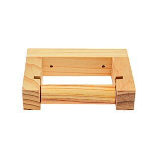 Wall-mounted paper towel holder wooden kitchen paper hanging rack solid wood roll paper holder toilet roll paper holder toilet tissue holder
