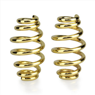Motorcycle Accessories Harley Cruise Prince Car Modified Retro Spring Single Seat Spring Silver 3 Inch Pair