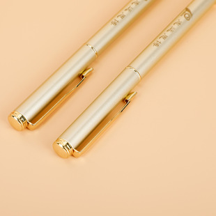 Business Office Metal Ballpoint Pen insert type easy to use easy to write advertising gel pen logo lettering printing