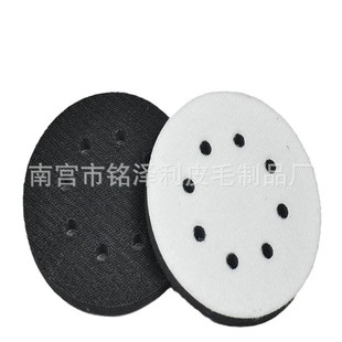 Sponge cushion 9-piece set of soft, medium and hard 3 kinds of hardness cushion cushion can be equipped with sandpaper 5 inch 8 hole cushion