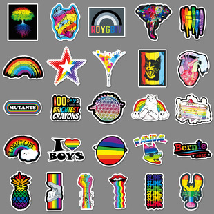 101 Zhang color series non-repeating sticker luggage laptop mobile phone car sticker waterproof sticker